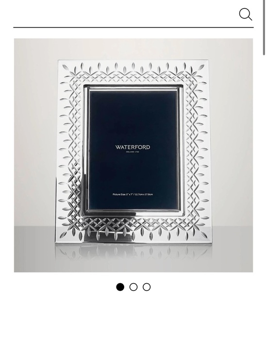 Waterford Other - Waterford Lismore Cut Silver Picture Frame